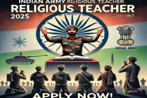 Indian Army Religious Teacher JCO Recruitment 2025 - Apply Now