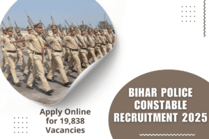 Bihar Police Constable Recruitment 2025 Notification
