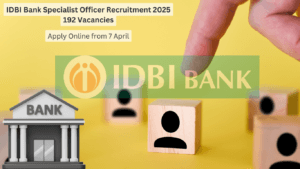 IDBI Bank Specialist Officer Recruitment 2025 Notification