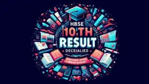 HBSE 10th Result 2025 info image