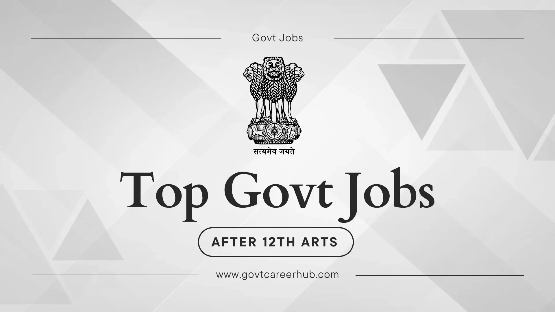 Top Government Jobs After 12th Arts
