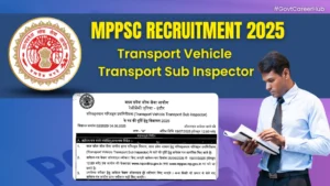 MPPSC Transport Vehicle Transport Sub Inspector Recruitment 2025