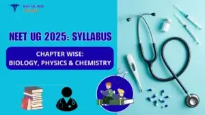 NEET UG 2025 syllabus, chapter-wise breakdown of Biology, Physics, and Chemistry.