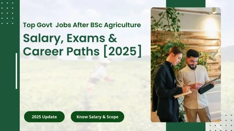 Government jobs await BSc Agriculture grads; explore salary, exams, and career paths in 2025.