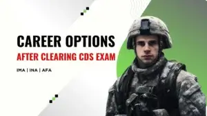 A determined soldier, ready for Career options after clearing CDS exam for male candidates. Opportunities await.