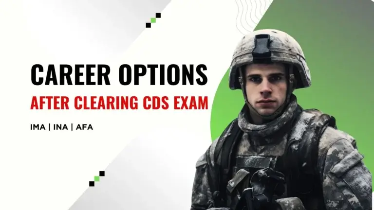 A determined soldier, ready for Career options after clearing CDS exam for male candidates. Opportunities await.