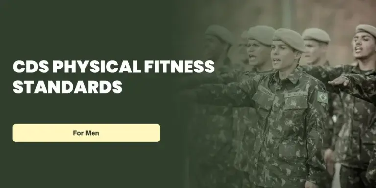 A display of strength and discipline, showcasing the CDS physical fitness standards for men.