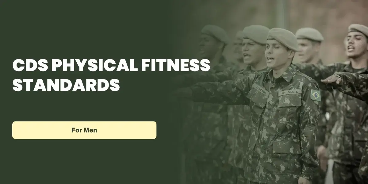 A display of strength and discipline, showcasing the CDS physical fitness standards for men.