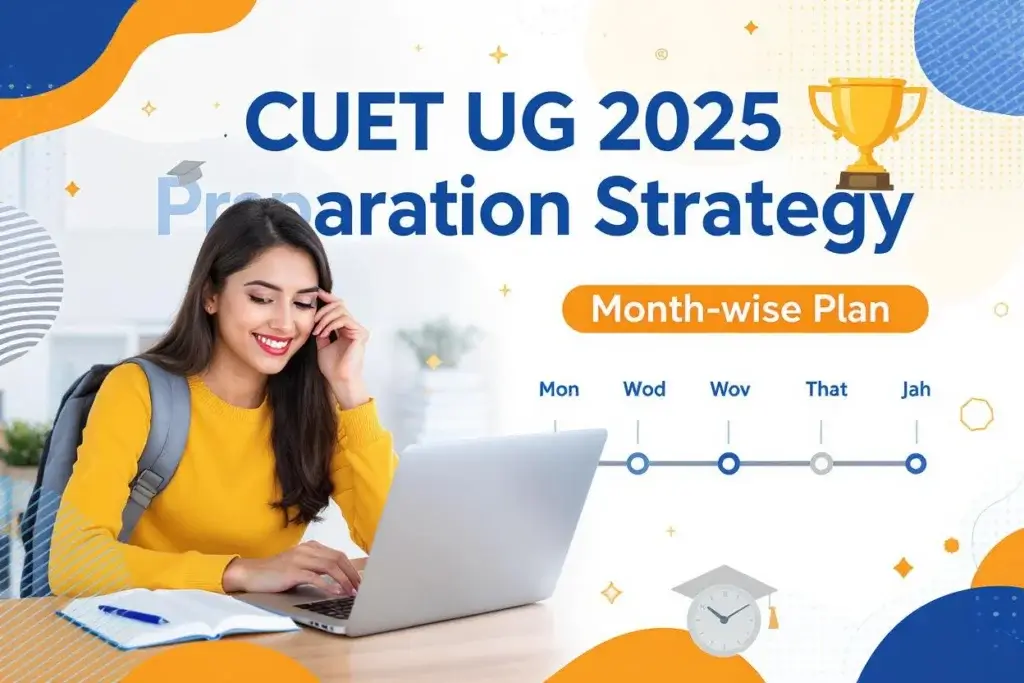 A roadmap to academic achievement; CUET UG 2025 preparation strategy.