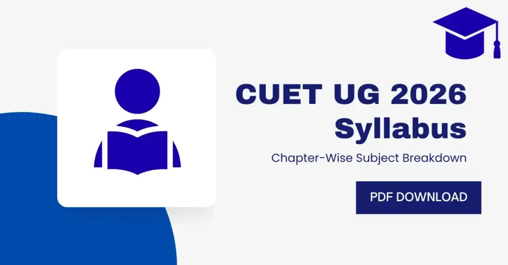 CUET UG 2026 syllabus, ready for academic success.