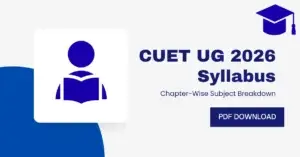 CUET UG 2026 syllabus, ready for academic success.