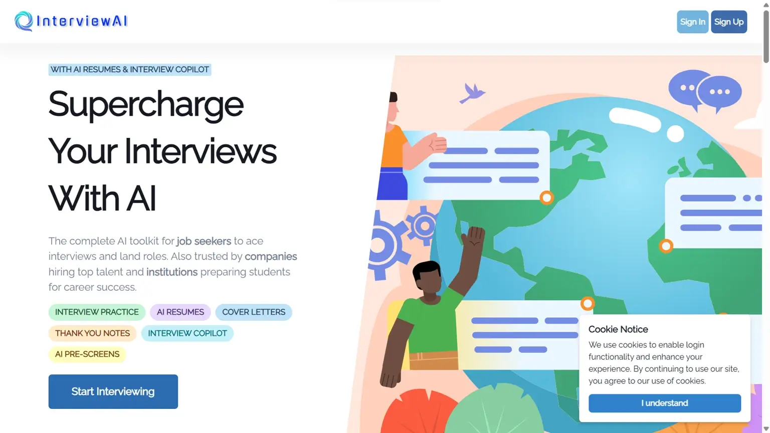 interview-AI Global reach, local success: AI interview solutions for job seekers worldwide.