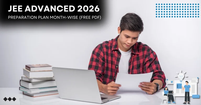Focused student engrossed in JEE Advanced 2026 preparation plan.