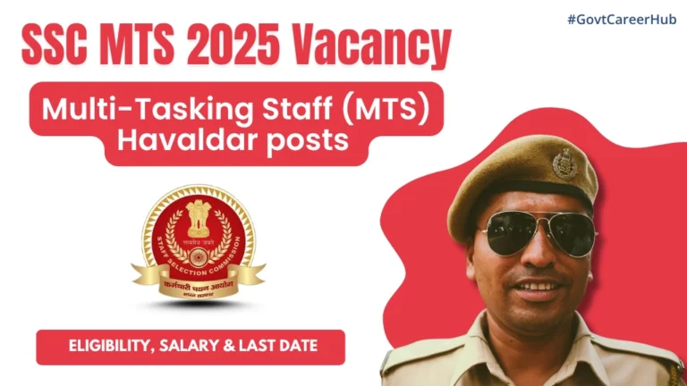 SSC MTS 2025 Recruitment