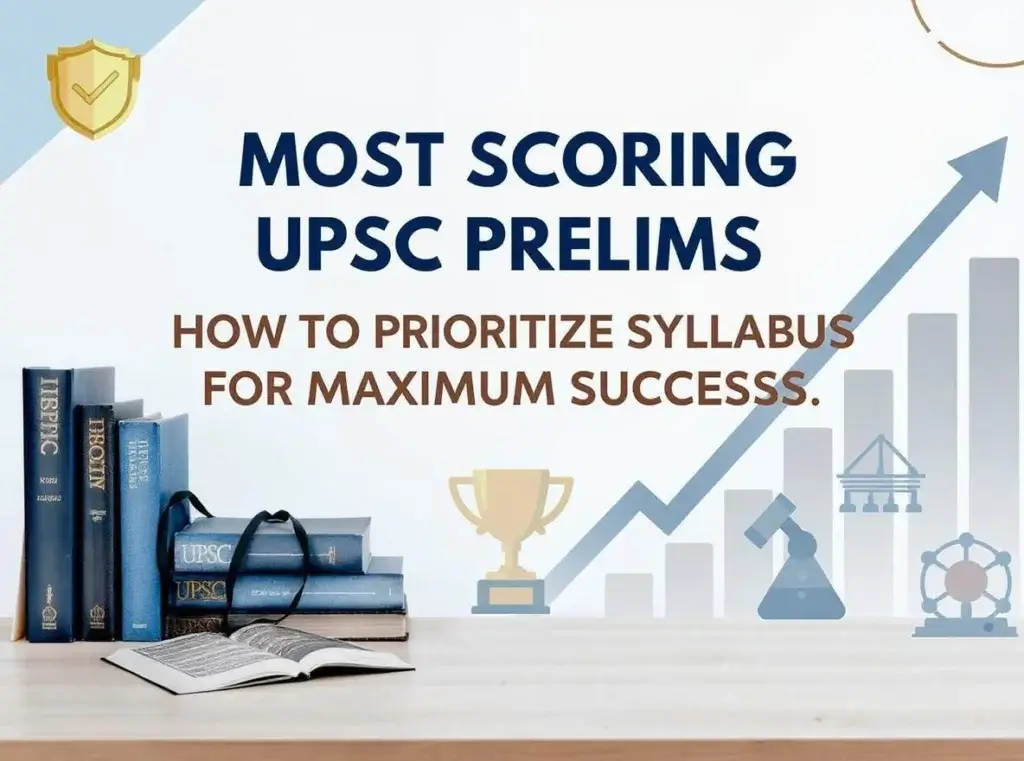Maximize your UPSC Prelims potential with strategic syllabus prioritization.