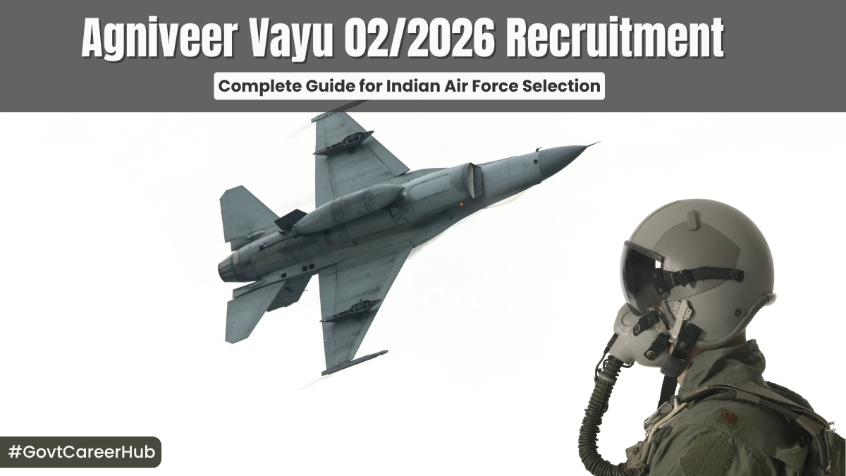 A glimpse into the future of flight, Agniveer Vayu 02/2026 recruitment.