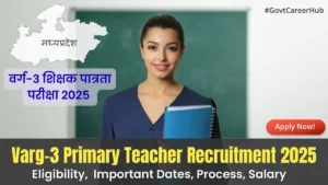 Varg-3 Primary Teacher Recruitment 2025