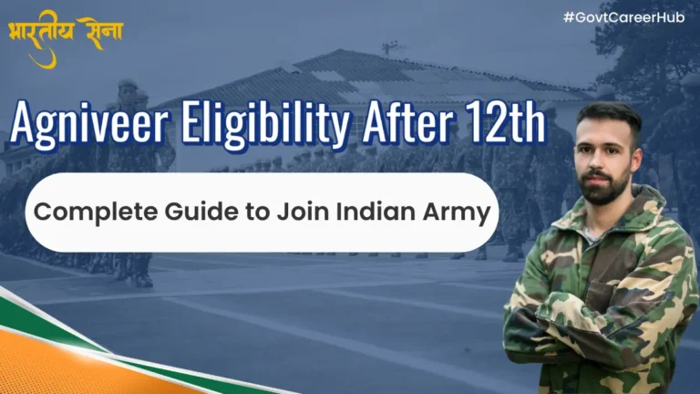 Agniveer Eligibility After 12th