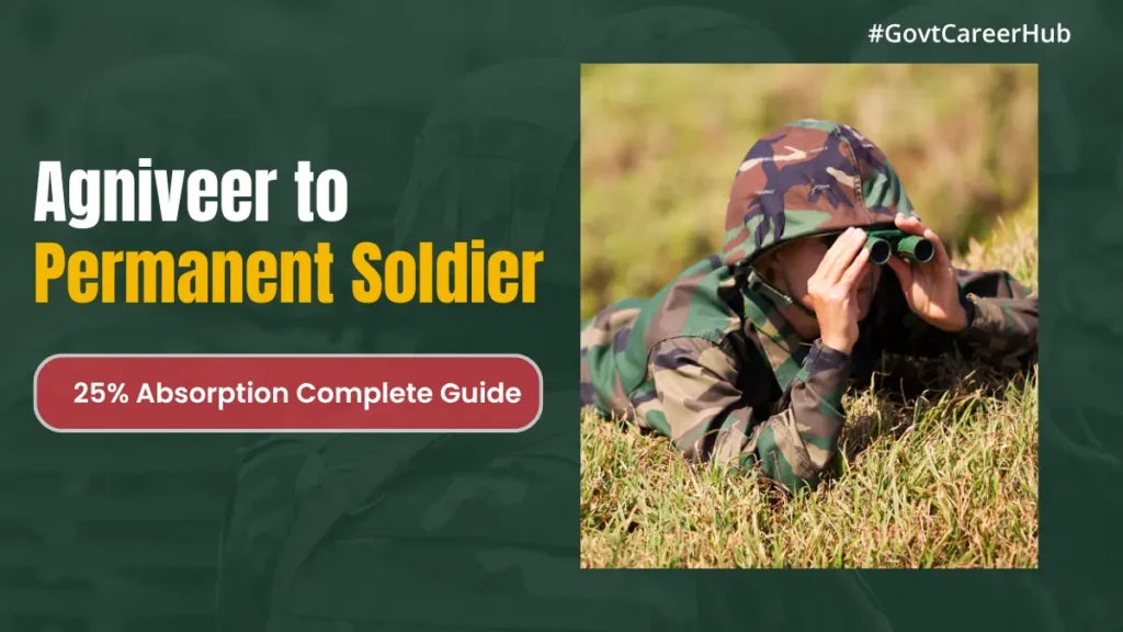Agniveer to permanent soldier