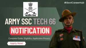 Army SSC Tech 66 Notification Out