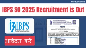 IBPS Specialist Officer Recruitment 2025