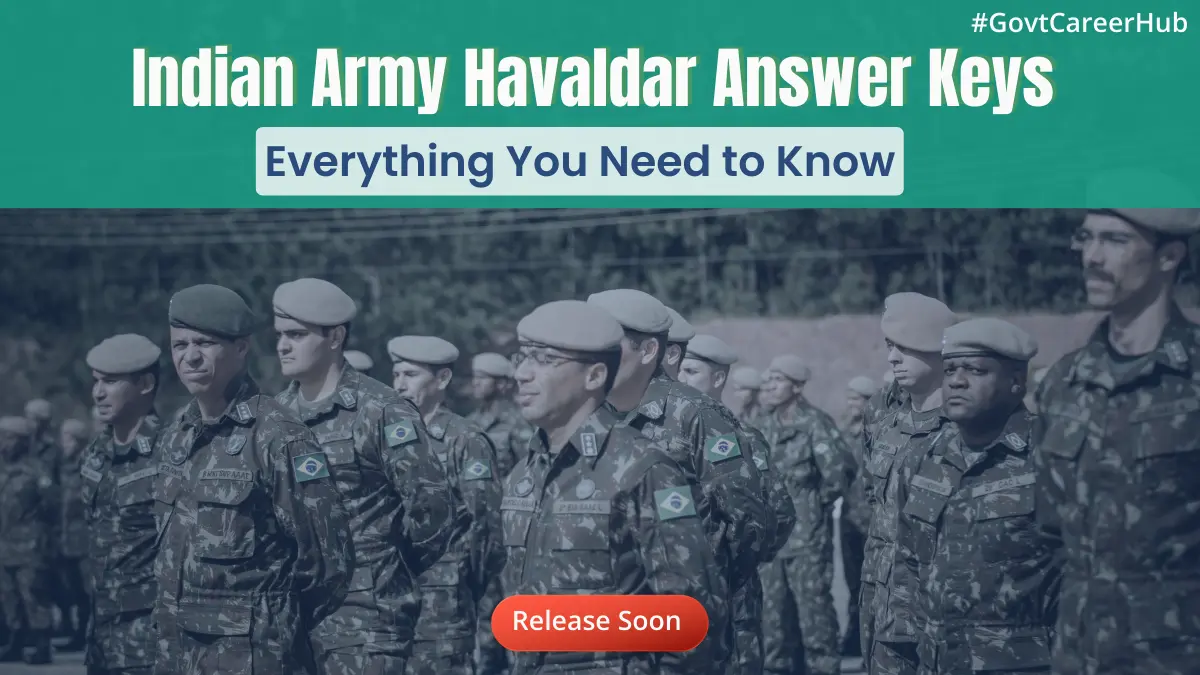 Indian Army Havaldar Answer Keys