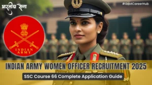 Indian Army Women Officer Recruitment 2025