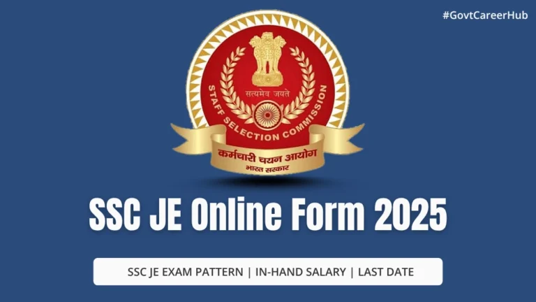 SSC JE 2025 Notification Cover Image