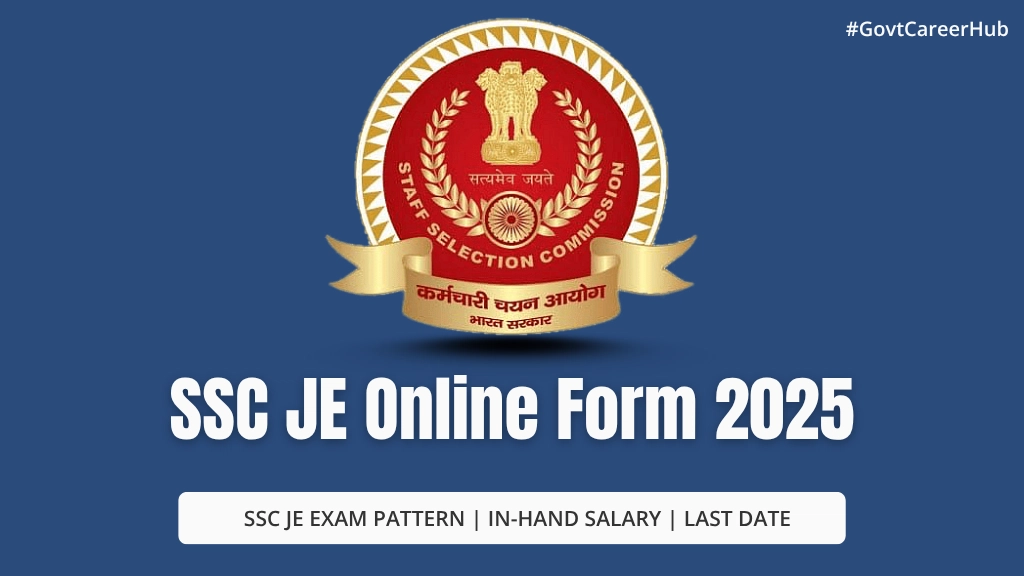 SSC JE 2025 Notification Cover Image