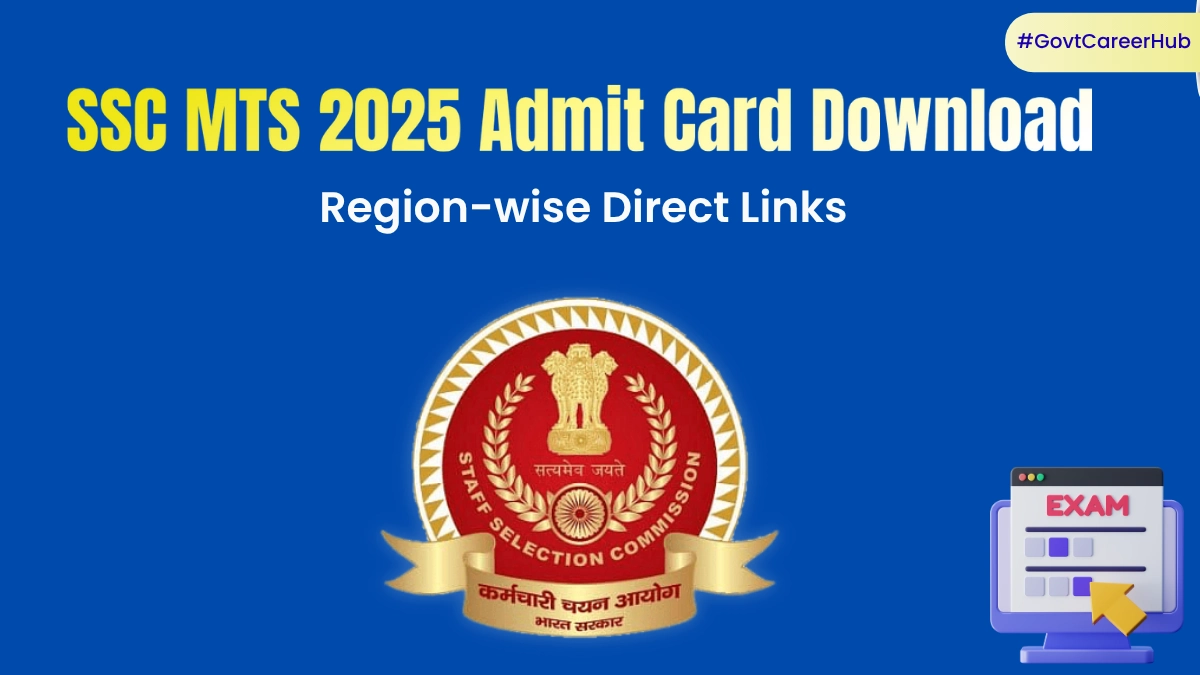 SSC MTS 2025 Admit Card