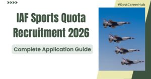 IAF Sports Quota Recruitment