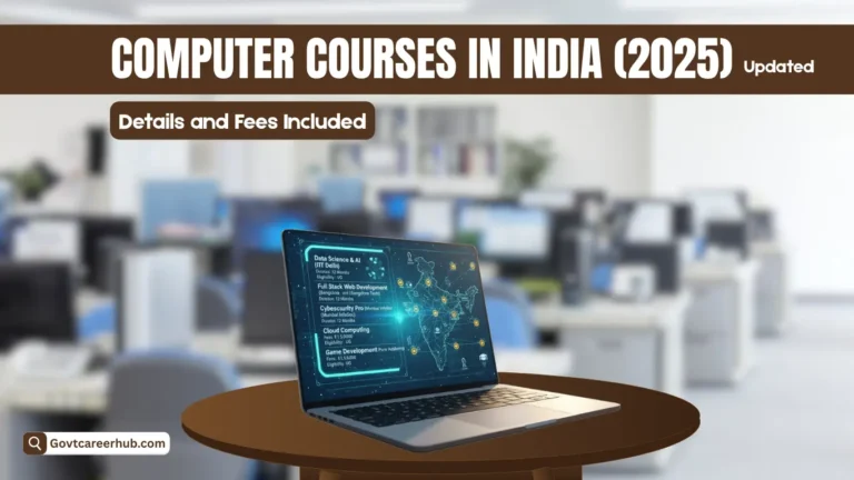 Computer Courses List with Details and Fees in India