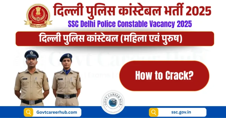 Crack SSC Delhi Police Constable Exam 2025