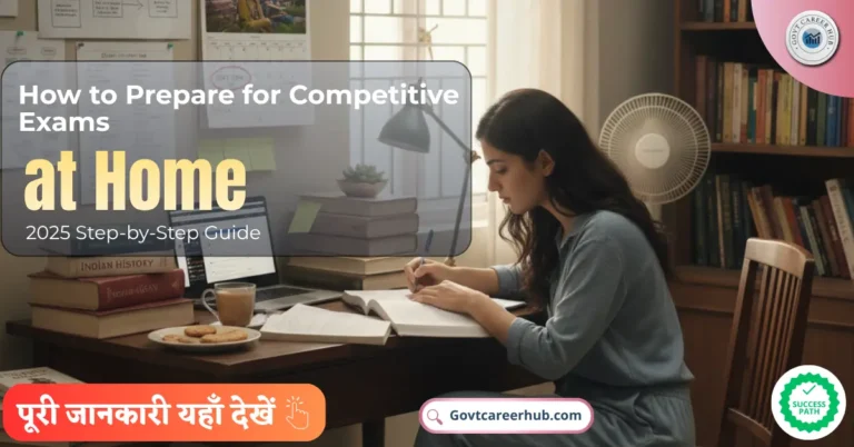 How to Prepare for Competitive Exams at Home 2025