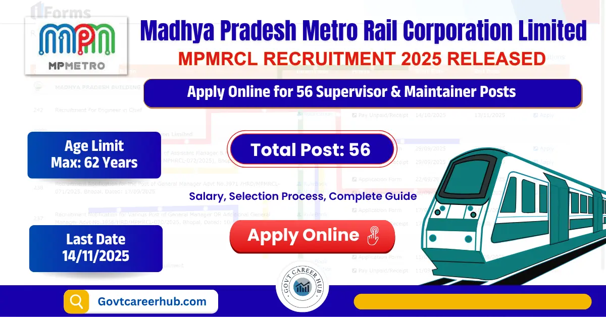 MPMRCL Recruitment 2025