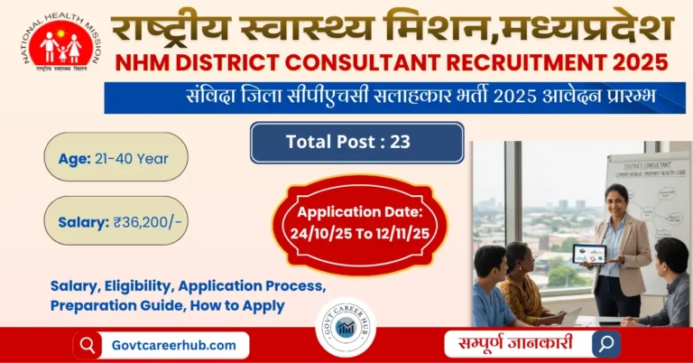 NHM District Consultant Recruitment 2025