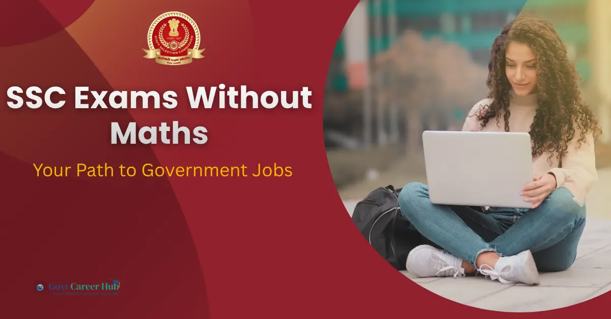 SSC Exams Without Maths 2026