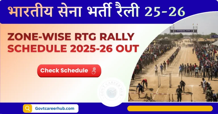 Zone-wise RTG Rally Schedule 2025-26